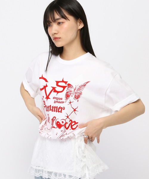 Cavish（カビシ）の「【UNISEX】CAVISH／SOL T（Tシャツ/カットソー・レディース・ホワイト/ブラック/イエロー・MEDIUM/LARGE）」の20枚目の写真