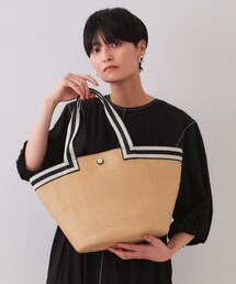 OPAQUE.CLIP | バスケット調デザインテープトートバッグ(トートバッグ)