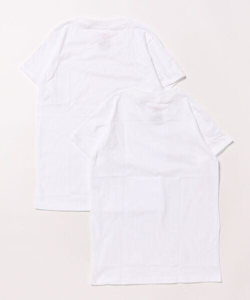 HANES（ヘインズ）の「【HANES/ヘインズ】KIDS クルーネックTシャツ 2枚組（Tシャツ/カットソー・キッズ・ホワイト/ブラック・130cm/140cm/150cm/160cm）」の3枚目の写真