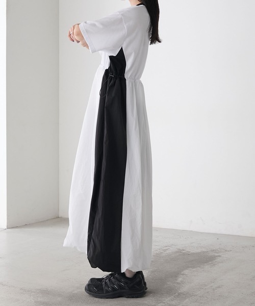 Sheller ドッキング バルーン ワンピース ドロストドッキングバルーンワンピース-short & regular | 小柄