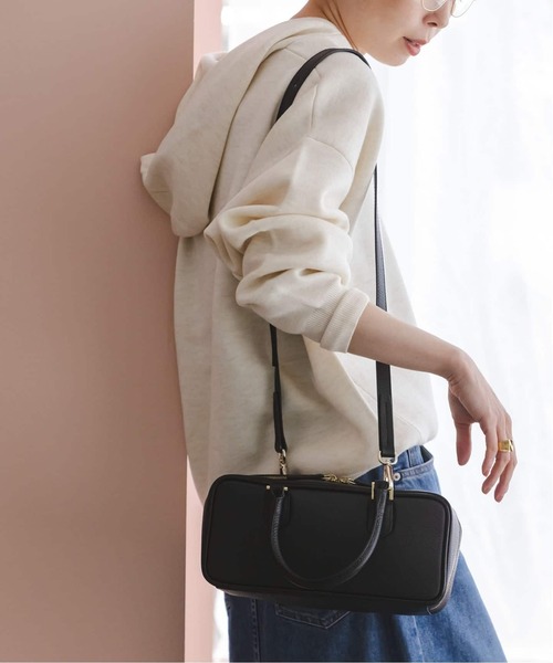 LORISTELLA（ロリステッラ）の「《追加》LORISTELLA/ロリステッラ スクエアボストンバッグ（ショルダーバッグ・レディース・ベージュ/ブラック/ブラウン・FREE）」の5枚目の写真