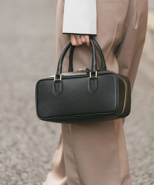 LORISTELLA（ロリステッラ）の「《追加》LORISTELLA/ロリステッラ スクエアボストンバッグ（ショルダーバッグ・レディース・ベージュ/ブラック/ブラウン・FREE）」の8枚目の写真