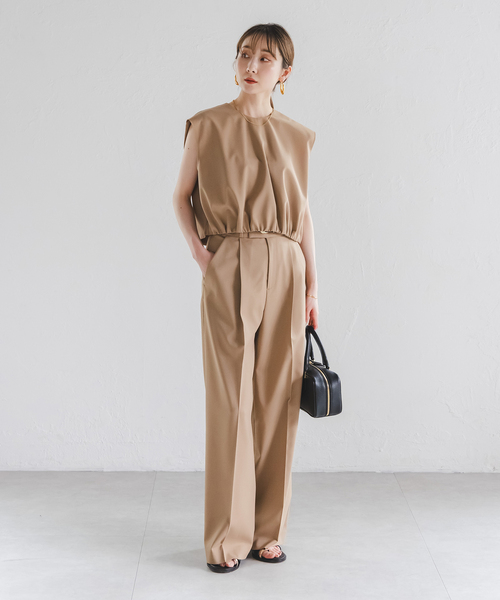 LORISTELLA（ロリステッラ）の「《追加》LORISTELLA/ロリステッラ スクエアボストンバッグ（ショルダーバッグ・レディース・ベージュ/ブラック/ブラウン・FREE）」の9枚目の写真