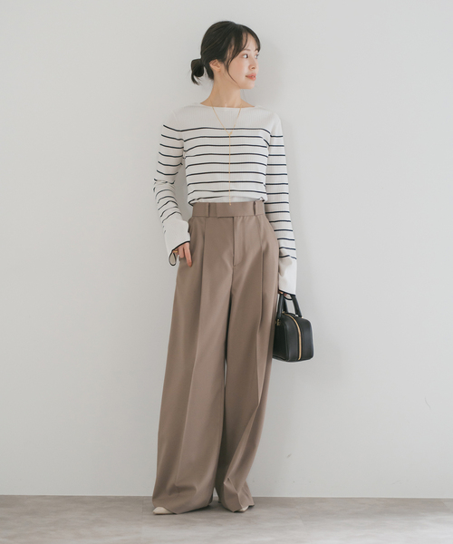 LORISTELLA（ロリステッラ）の「《追加》LORISTELLA/ロリステッラ スクエアボストンバッグ（ショルダーバッグ・レディース・ベージュ/ブラック/ブラウン・FREE）」の10枚目の写真