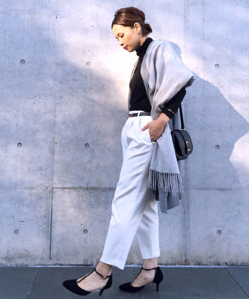 GALLARDAGALANTE（ガリャルダガランテ）の「ドレスパンツ（その他パンツ・レディース・オフホワイト/ブラック・0/1）」の13枚目の写真