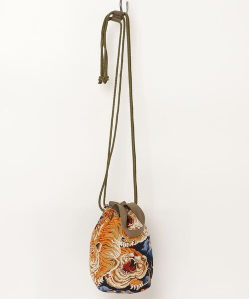 HOUSTON（ヒューストン）の「HOUSTON / 【日本製】R/V 百虎EFFECT BAG / 6882（ショルダーバッグ・レディース・グリーン/オレンジ/イエロー/グレー/ネイビー/パープル/ブラック・ONESIZE）」の8枚目の写真
