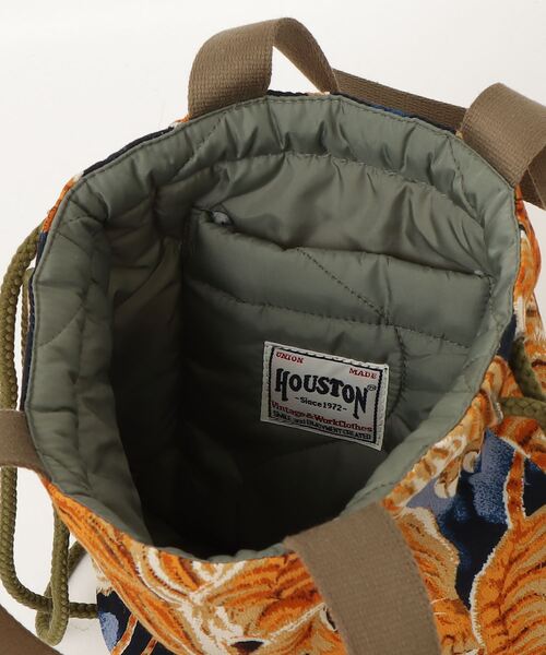 HOUSTON（ヒューストン）の「HOUSTON / 【日本製】R/V 百虎EFFECT BAG / 6882（ショルダーバッグ・レディース・グリーン/オレンジ/イエロー/グレー/ネイビー/パープル/ブラック・ONESIZE）」の10枚目の写真