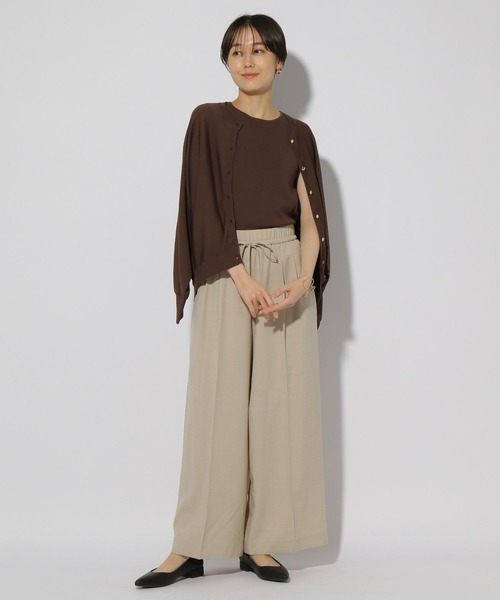 Elura（エルーラ）の「サラサラタッチ総針プルオーバー/321519（ニット/セーター・レディース・アイボリー/ブルー/ネイビー/ブラック/ダークブラウン・MEDIUM/LARGE）」の10枚目の写真