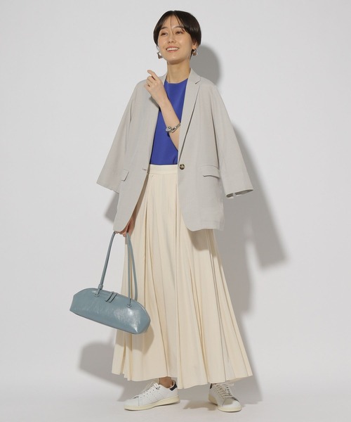 Elura（エルーラ）の「サラサラタッチ総針プルオーバー/321519（ニット/セーター・レディース・アイボリー/ブルー/ネイビー/ブラック/ダークブラウン・MEDIUM/LARGE）」の14枚目の写真