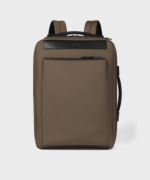ポールスミス ブラウン リュック PS Paul Smith ビジネス ナイロン 3Wayリュック【553416 B194R