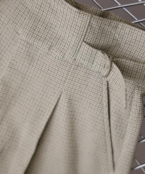 Doula Doula(ドゥーラドゥーラ)の「ハイウエストサイドベルトワイドパンツ(スラックス・レディース・ホワイト系その他/グレー系その他・マルチサイズ)」の18枚目の写真