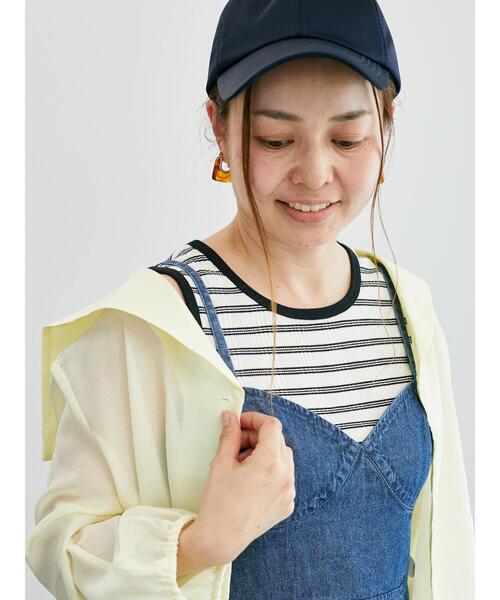 Lugnoncure(ルノンキュール)の「マルチボーダータンクトップ《2025summer catalog item》(タンクトップ・レディース・オレンジ/ブルー/ブラック・F)」の8枚目の写真