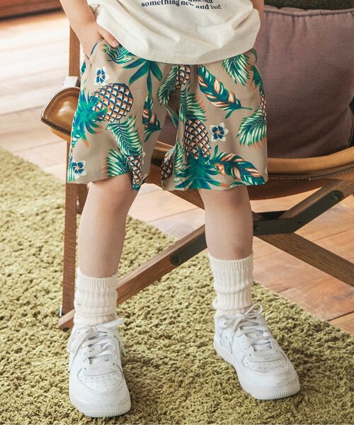 BREEZE(ブリーズ)の「【吸水速乾/リンク】イージーケア リゾートパンツ(その他パンツ・キッズ・ベージュ/ネイビー/オフホワイト/サーモンピンク/グリーン・90/100/110/120/80/130/140)」の3枚目の写真