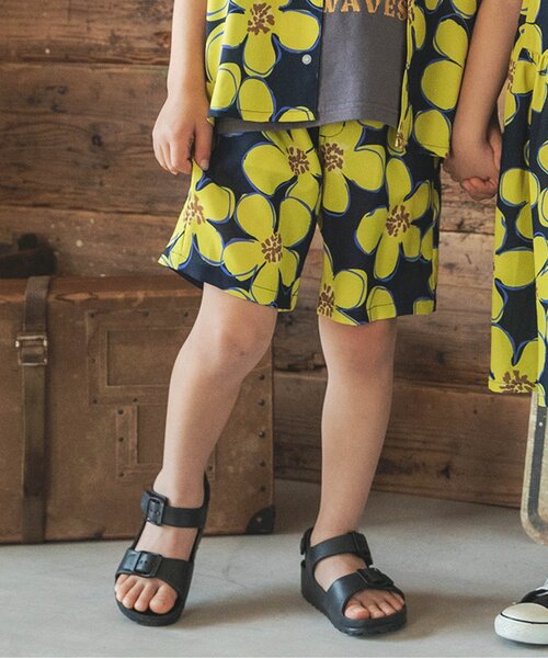 BREEZE(ブリーズ)の「【吸水速乾/リンク】イージーケア リゾートパンツ(その他パンツ・キッズ・ベージュ/ネイビー/オフホワイト/サーモンピンク/グリーン・90/100/110/120/80/130/140)」の4枚目の写真