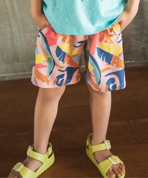 BREEZE(ブリーズ)の「【吸水速乾/リンク】イージーケア リゾートパンツ(その他パンツ・キッズ・ベージュ/ネイビー/オフホワイト/サーモンピンク/グリーン・90/100/110/120/80/130/140)」の5枚目の写真