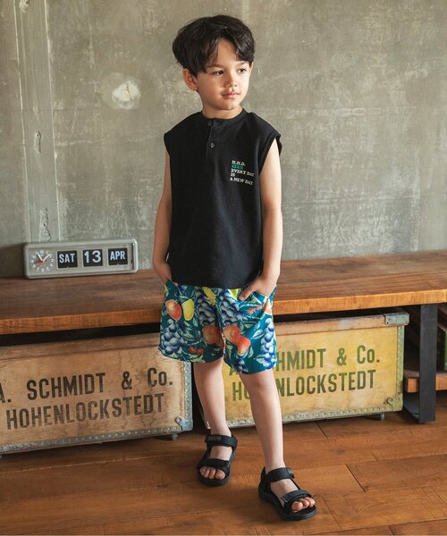 BREEZE(ブリーズ)の「【吸水速乾/リンク】イージーケア リゾートパンツ(その他パンツ・キッズ・ベージュ/ネイビー/オフホワイト/サーモンピンク/グリーン・90/100/110/120/80/130/140)」の21枚目の写真