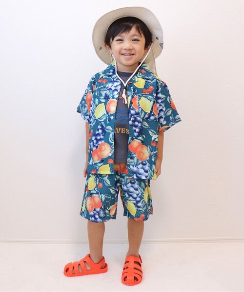 BREEZE(ブリーズ)の「【吸水速乾/リンク】イージーケア リゾートパンツ(その他パンツ・キッズ・ベージュ/ネイビー/オフホワイト/サーモンピンク/グリーン・90/100/110/120/80/130/140)」の15枚目の写真