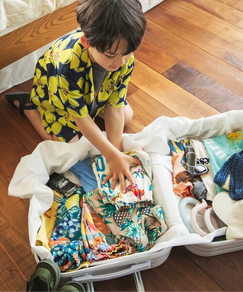 BREEZE(ブリーズ)の「【吸水速乾/リンク】イージーケア リゾートパンツ(その他パンツ・キッズ・ベージュ/ネイビー/オフホワイト/サーモンピンク/グリーン・90/100/110/120/80/130/140)」の18枚目の写真