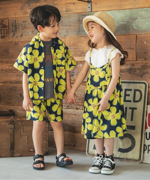 BREEZE(ブリーズ)の「【吸水速乾/リンク】イージーケア リゾートパンツ(その他パンツ・キッズ・ベージュ/ネイビー/オフホワイト/サーモンピンク/グリーン・90/100/110/120/80/130/140)」の12枚目の写真