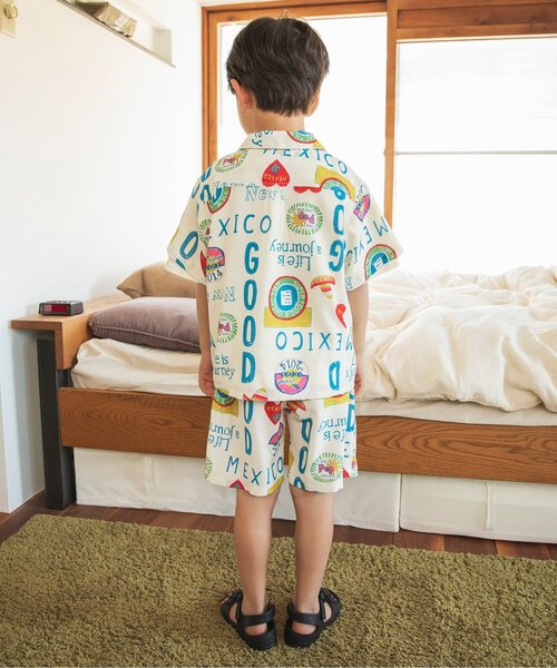 BREEZE(ブリーズ)の「【吸水速乾/リンク】イージーケア リゾートパンツ(その他パンツ・キッズ・ベージュ/ネイビー/オフホワイト/サーモンピンク/グリーン・90/100/110/120/80/130/140)」の7枚目の写真