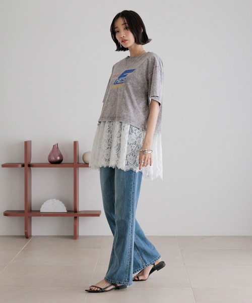 LOWRYS FARM(ローリーズファーム)の「スソレイヤードタンク 494052(タンクトップ・レディース・ホワイト系その他/ホワイト/ホワイト系その他2・FREE)」の22枚目の写真