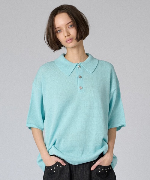 ancellm 25ss ポロシャツ S/S POLO SHIRT(BLACK) – ANCELLM