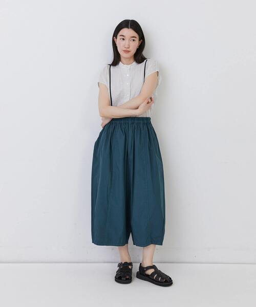 conges payes ADIEU TRISTESSE(コンジェ ペイエ アデュートリステス)の「ワイドサルエルパンツ(その他パンツ・レディース・インディゴブルー/グリーン/ブラウン/ブラック・38)」の5枚目の写真