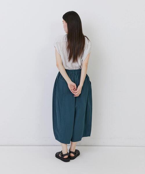 conges payes ADIEU TRISTESSE(コンジェ ペイエ アデュートリステス)の「ワイドサルエルパンツ(その他パンツ・レディース・インディゴブルー/グリーン/ブラウン/ブラック・38)」の7枚目の写真