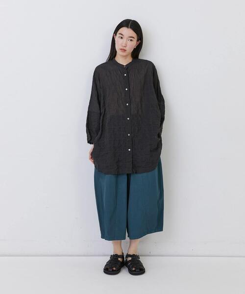 conges payes ADIEU TRISTESSE(コンジェ ペイエ アデュートリステス)の「ワイドサルエルパンツ(その他パンツ・レディース・インディゴブルー/グリーン/ブラウン/ブラック・38)」の8枚目の写真