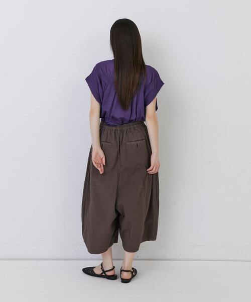 conges payes ADIEU TRISTESSE(コンジェ ペイエ アデュートリステス)の「ワイドサルエルパンツ(その他パンツ・レディース・インディゴブルー/グリーン/ブラウン/ブラック・38)」の16枚目の写真