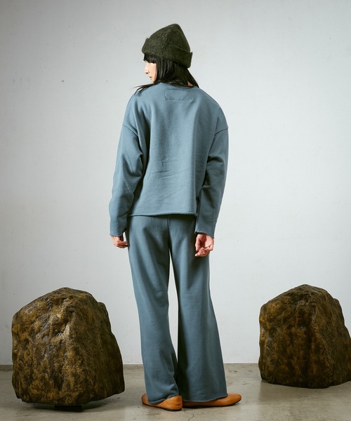 Dulcamara（ドゥルカマラ）の「カットオフSWプルオーバー（スウェット・メンズ・ブルー/ブラック/パープル・0/1）」の9枚目の写真