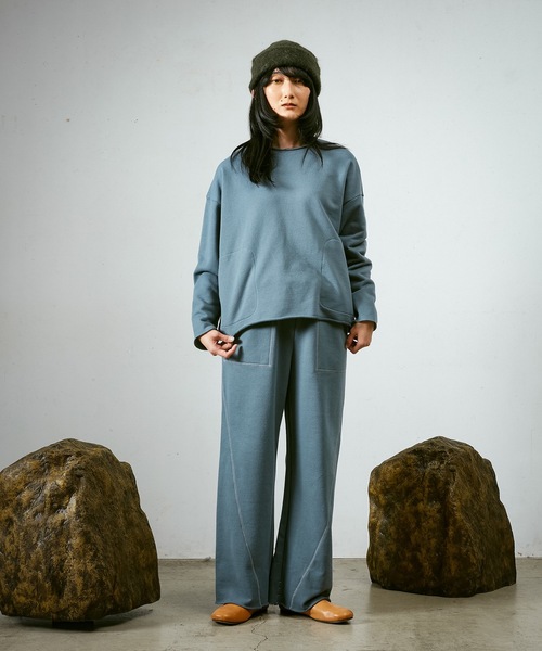 Dulcamara（ドゥルカマラ）の「カットオフSWプルオーバー（スウェット・メンズ・ブルー/ブラック/パープル・0/1）」の10枚目の写真