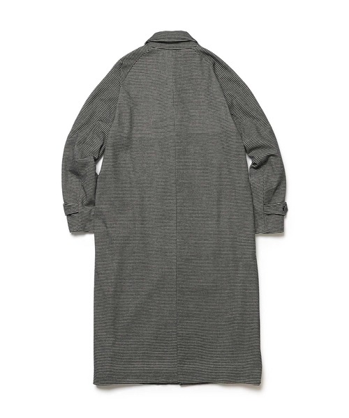 MR.OLIVE（ミスターオリーブ）の「PERSIL MOLE CHECK / BALMACAAN COAT（ステンカラーコート・メンズ・ブラック系その他/ネイビー・SMALL/MEDIUM/LARGE）」の7枚目の写真