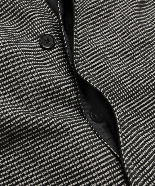 MR.OLIVE（ミスターオリーブ）の「PERSIL MOLE CHECK / BALMACAAN COAT（ステンカラーコート・メンズ・ブラック系その他/ネイビー・SMALL/MEDIUM/LARGE）」の4枚目の写真