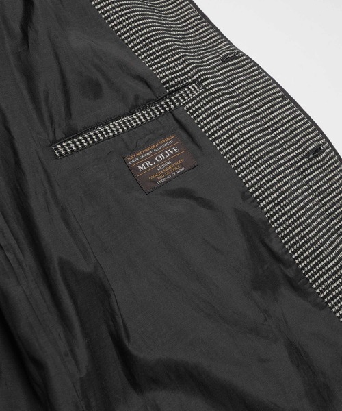 MR.OLIVE（ミスターオリーブ）の「PERSIL MOLE CHECK / BALMACAAN COAT（ステンカラーコート・メンズ・ブラック系その他/ネイビー・SMALL/MEDIUM/LARGE）」の3枚目の写真