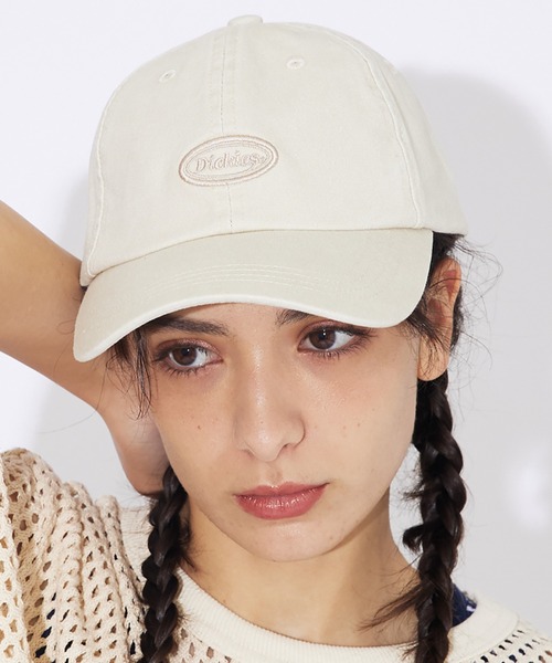 Dickies(ディッキーズ)の「【DICKIES/ディッキーズ】コットンキャップ/80972900/カジュアル/コットン100/ワンポイント/ユニセックス【WEB限定】(キャップ・レディース・グリーン/ブラウン/ブルー/ブラック/アイボリー・フリー)」の2枚目の写真