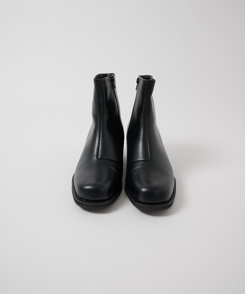 STUDIOUS(ステュディオス)の「SQUARE TOE CHELSEA BOOTS(ブーツ・メンズ・ブラック・1/2/3)」の13枚目の写真