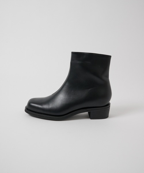 STUDIOUS(ステュディオス)の「SQUARE TOE CHELSEA BOOTS(ブーツ・メンズ・ブラック・1/2/3)」の4枚目の写真