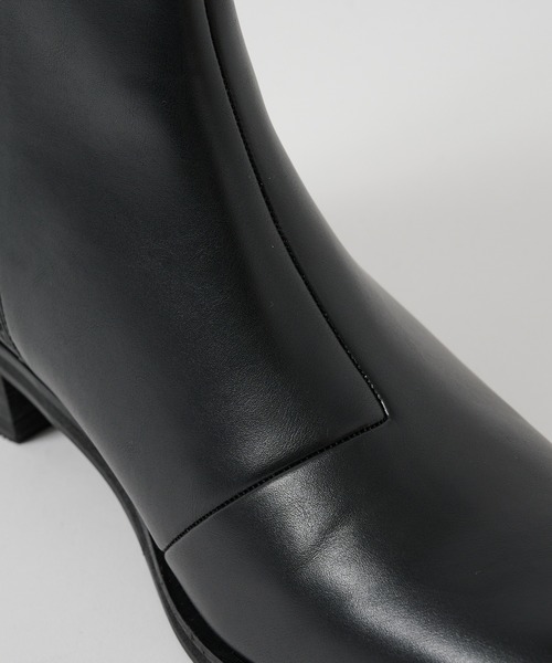 STUDIOUS(ステュディオス)の「SQUARE TOE CHELSEA BOOTS(ブーツ・メンズ・ブラック・1/2/3)」の10枚目の写真