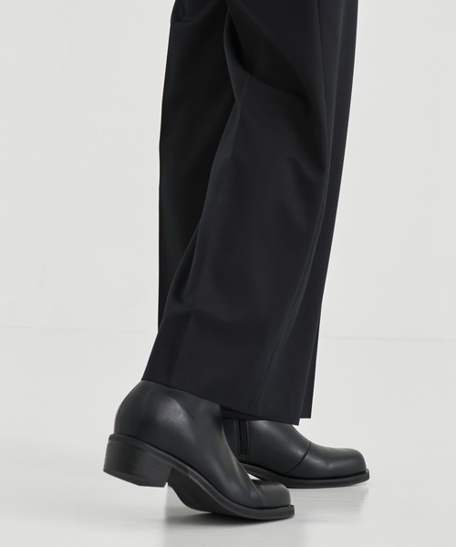未使用　forme 24aw Chelsea 6 ステッチトリム プラットフォームミッドカーフチェルシーブーツ