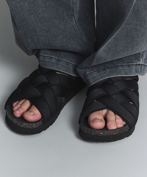 PUBLIC TOKYO（パブリックトウキョウ）の「メッシュコルクベッドサンダル（サンダル・メンズ・ブルー/グレイッシュベージュ/ブラック・1/2）」の6枚目の写真