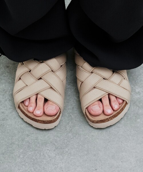 PUBLIC TOKYO（パブリックトウキョウ）の「メッシュコルクベッドサンダル（サンダル・メンズ・ブルー/グレイッシュベージュ/ブラック・1/2）」の14枚目の写真