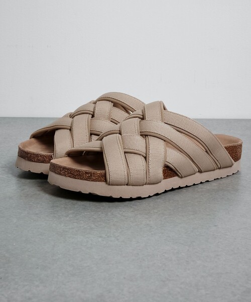 PUBLIC TOKYO（パブリックトウキョウ）の「メッシュコルクベッドサンダル（サンダル・メンズ・ブルー/グレイッシュベージュ/ブラック・1/2）」の16枚目の写真