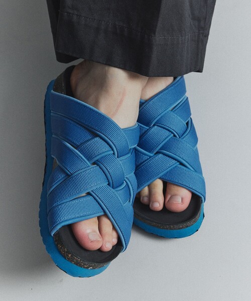 PUBLIC TOKYO（パブリックトウキョウ）の「メッシュコルクベッドサンダル（サンダル・メンズ・ブルー/グレイッシュベージュ/ブラック・1/2）」の17枚目の写真