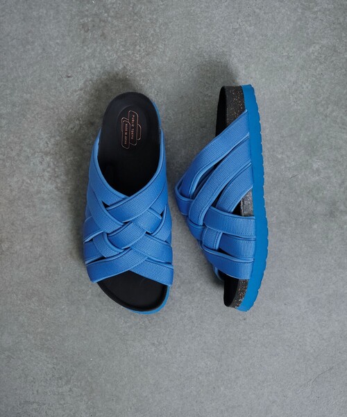 PUBLIC TOKYO（パブリックトウキョウ）の「メッシュコルクベッドサンダル（サンダル・メンズ・ブルー/グレイッシュベージュ/ブラック・1/2）」の22枚目の写真