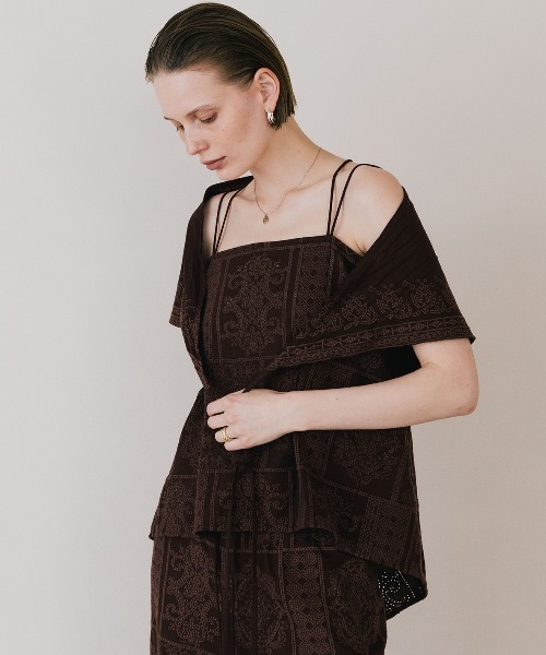 tシャツ CUTWORK LACE CAMI/カットワークレースキャミ レディース CUTWORK LACE CAMI/カットワークレースキャミ（Tシャツ