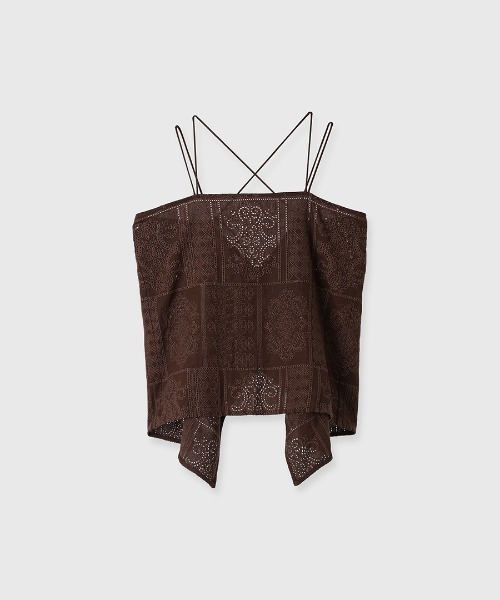 CUTWORK LACE CAMI/カットワークレースキャミ（Tシャツ