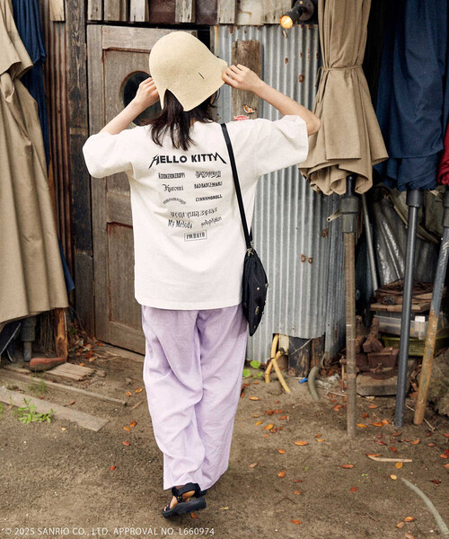 FREAK'S STORE(フリークスストア)の「SANRIO/サンリオ <サイズ展開追加>サンリオキャラクターズ レインボーロックTシャツ(Tシャツ/カットソー・レディース・オフホワイト/レモンイエロー/ピンク/チャコール・フリ-/X-SMALL/X-LARGE)」の11枚目の写真