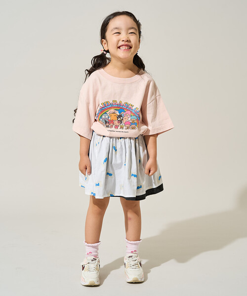 FREAK'S STORE(フリークスストア)の「SANRIO/サンリオ <サイズ展開追加>サンリオキャラクターズ レインボーロックTシャツ(Tシャツ/カットソー・レディース・オフホワイト/レモンイエロー/ピンク/チャコール・フリ-/X-SMALL/X-LARGE)」の21枚目の写真