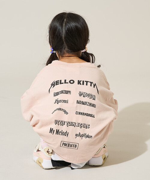 FREAK'S STORE(フリークスストア)の「SANRIO/サンリオ <サイズ展開追加>サンリオキャラクターズ レインボーロックTシャツ(Tシャツ/カットソー・レディース・オフホワイト/レモンイエロー/ピンク/チャコール・フリ-/X-SMALL/X-LARGE)」の18枚目の写真